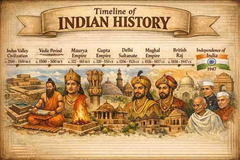 Indian History Timeline A Chronological Journey of Events